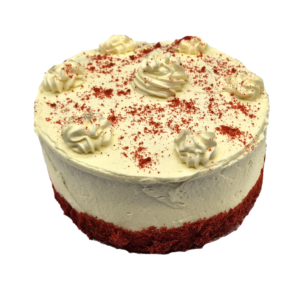 Red Velvet Cake with Fresh Cream Round